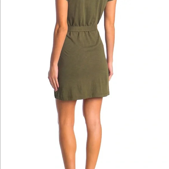 Sanctuary Olive Wrap Dress Petite XL - Picture 2 of 3